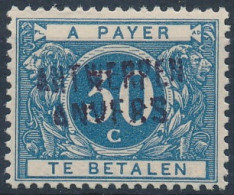 [** SUP] TX15A, 30c Outremer, Bon Centrage - Surcharge Du Bureau D'Anvers - Cote: 112€ - Timbres