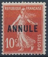 [** SUP] 138-CI 1, 10c Rouge - Fraîcheur Postale - Cote: 80€ - Lehrkurse