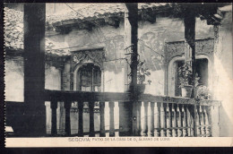 España - Circa 1920 - Postcard - Segovia - Alvaro De Luna's House Courtyard - Segovia