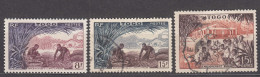 Togo 1954/1956 Mi#221-222 And #225 Mint Hinged/used - Ungebraucht