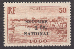 Togo 1941 Secours National Mi#159 Mint Hinged - Neufs