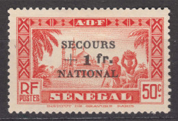 Senegal 1941 Secours National Mi#195 Mint Hinged - Ongebruikt