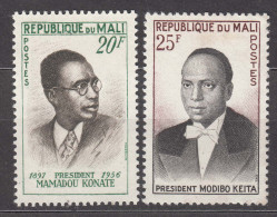 Mali 1961 Mi#21,22 Mint Never Hinged - Mali (1959-...)