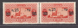 Syria Syrie 1938 Yvert#240 Mint Never Hinged Pair - Unused Stamps