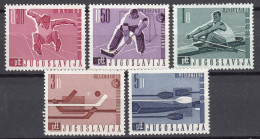 Yugoslavia Republic 1966 Sport Mi#1144-1148 Mint Never Hinged - Ungebraucht