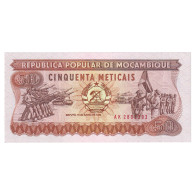 Billet, Mozambique, 50 Meticais, 1986, 1986-06-16, KM:125, NEUF - Mozambico