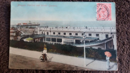 CPA MARGATE PAVILION AND WINTER GARDENS WOMEN BICYCLE VELO  ANIMATION 1913 - Margate