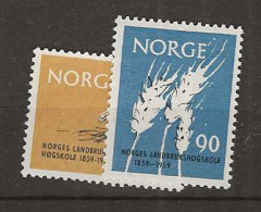 1959 MNH Norway Mi 436-37, Postfris** - Unused Stamps