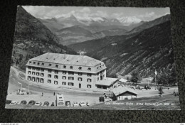 A140  Simplon  Kulm  Hotel Bellevue / Animée  Animiert  Animato   / Auto / Car / Coche / Voiture - Simplon