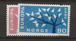 1962 MNH Norway Mi 476-77 Postfris** - Nuevos