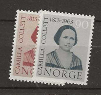 1963 MNH Norway Mi 485-86 Postfris** - Ongebruikt