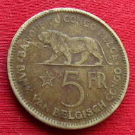 Congo Belgian 5 Francs 1936  Belgish  #2 - Otros & Sin Clasificación