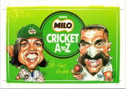 6-10-2023 (3 U 30) Australia - Cricket - Milo (by Nestlé) Sticker/ Card - Cricket