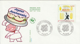 " ANNIVERSAIRE 2004 / DESSIN DE SEMPE " Sur Enveloppe 1er Jour De 2004 N°YT 3688  En Parfait état FDC A SAISIR - Stripsverhalen