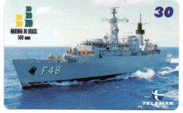Armée Army Bateau Navire  Télécarte Brésil Phonecard (1124) - Brésil