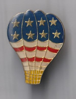 PIN'S THEME MONGOLFIERE  AMERICAINE ETOILES - Luchtballons