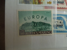 Europa 523 Mnh Neuf ** Année 1961 Saint Marin Marino - 1961