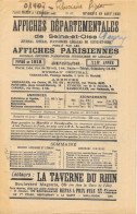 Affiches Départementales De Seine-et-Oise - Journal Officiel D'annonces Légales Et Judiciaires Août 1932 - Decrees & Laws