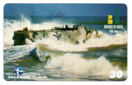 Armée Army Bateau Navire  Télécarte Brésil Phonecard (1125) - Brésil