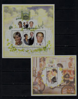 Zambia-1999 Royal Wedding -  2 M/sh. MNH** - Zambia (1965-...)