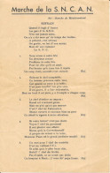 Chanson: Marche De La S.N.C.A.N. Société Nationale De Construction Aéronautique Du Nord - Ohne Zuordnung