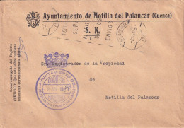 AYUNTAMIENTO  1980  MONTILLA DEL PALANCAR  CUENCA - Franquicia Postal