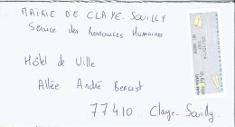 Vignette D'affranchissement De Guichet - MOG - Sans Nom Du Bureau - Attichy - Oise - 2000 « Avions En Papier »