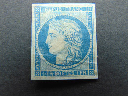 Très Bel Essai Du 1 Franc En Bleu - Proofs, Unissued, Experimental Vignettes