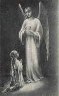 PHOTOGRAPHIE - Anges - Enfant Prenant La Communion - Carte Postale Ancienne - Photographs