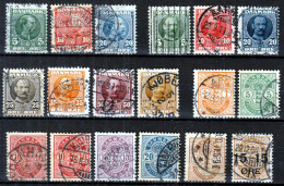 ⁕ DENMARK 1884 - 1913 ⁕ Collection / Lot ⁕ 18v Used - Collezioni