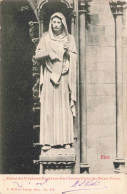 PHOTOGRAPHIE - Statue Des Propheten Daniek Aus Dem Christus - Portal Des Metzer Domes - Carte Postale Ancienne - Photographs