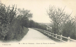 FRANCE - Bois De Vincennes - Route Du Plateau De Gravelle - Carte Postale Ancienne - Vincennes