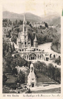 FRANCE - Lourdes - La Basilique Et Le Monument - Carte Postale Ancienne - Lourdes