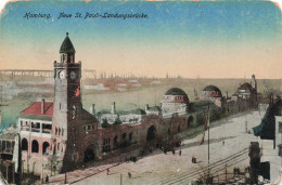 ALLEMAGNE - Hamburg -  Nouveau Pont De St Pauli - Colorisé - Carte Postale Ancienne - Lorch