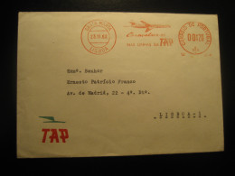SANTA MARTA Lisboa 1962 TAP Airlines Airways Meter Mail Cancel Cover PORTUGAL - Briefe U. Dokumente