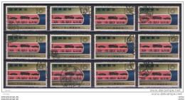JAPAN:  1958  TUNNEL  -  10 Y. USED  STAMPS  -  REP.  12  EXEMPLARY  -  YV/TELL. 600 - Usati
