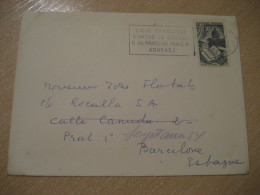 PARIS 1955 French League Against Cancer Cancel Slight Damaged Cover FRANCE - Médecine