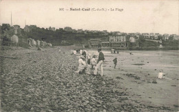 FRANCE - Saint Cast - La Plage - Animé - Carte Postale Ancienne - Saint-Cast-le-Guildo