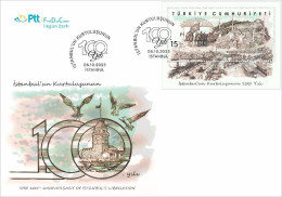 Turkey, Türkei - 2023 - The 100Th Anniversary Of İstanbul's Liberation - FDC - Lettres & Documents