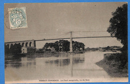 17 - Charente Maritime - Tonnay Charente Le Pont Suspendu Vu De Face (N7553) - Autres & Non Classés