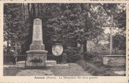 Assenois - (Postes) Le Monument Des Deux Guerres - Leglise