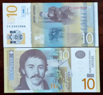 Serbia 10 Dinar ZA Replacement Unc 2013 - Servië