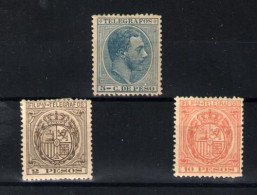 Filipinas (Telégrafos) Nº 12, 45 Y 47. Año 1886-92 - Filippijnen