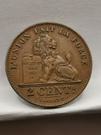2 CENTIMES 1902 LEOPOLD II EN FRANCAIS BELGIQUE / BELGIUM - 2 Cent