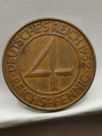 4 REICHSPFENNIG 1932 D MUNICH ALLEMAGNE / GERMANY - 4 Reichspfennig