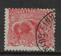 Guyane - French Guiana - Yvert 77 Oblitéré  SANNAMARY - Scott#58 - Oblitérés