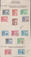SOMALILAND PROTECTORATE -1953 - DEFINITIVE SET OF 11 TO 5/- FINE USED  MINT NEVER HINGED  ,SG CAT£31+ - Somaliland (Protectoraat ...-1959)
