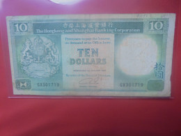 HONG KONG 10$ 1991 Circuler (B.30) - Hong Kong