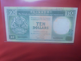 HONG KONG 10$ 1992 Circuler (B.30) - Hong Kong