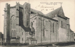 FRANCE - Haute Vienne - Saint Yrieux - Chevet De L'Eglise - Carte Postale Ancienne - Saint Yrieix La Perche